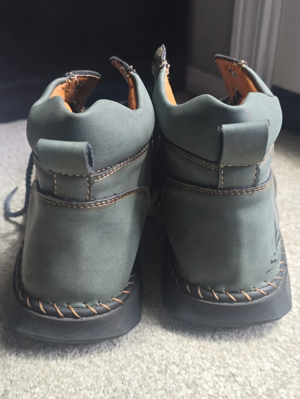 Salkin Mens Italian Leather Boots Size 47